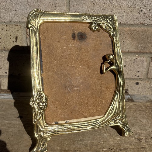Vintage solid brass photo - solid,
