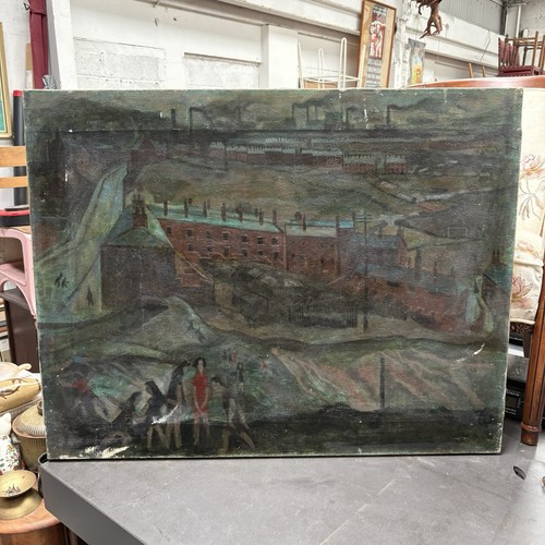 Vintage mid century oil - century,