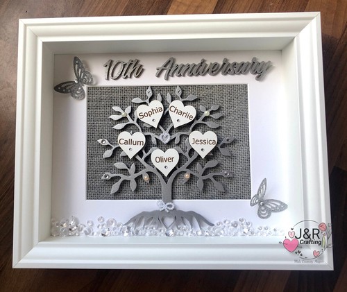 Personalised box frame - personalised,