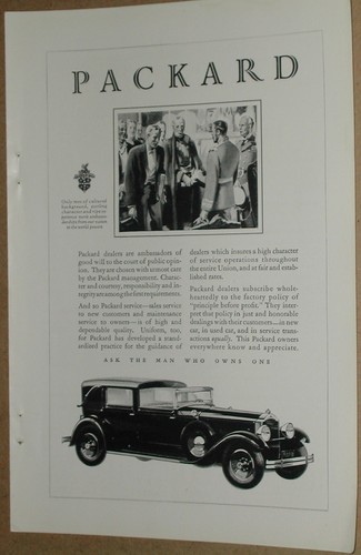 1929 packard motor car company - motor,