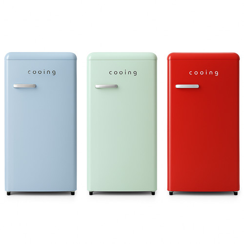 Cooing retro mini fridge small - fridge,