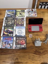 Nintendo 2DS XL Pokeball Pokemon Edition Console With Omega Ruby & More Games