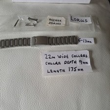 Lorus 22mm  Stainless Steel