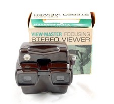 View Master Focussing Model D 3D Viewer, Boxed. More Stereo Items & Reels Listed