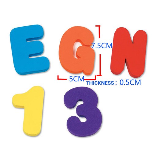 36pcs letters and - letters,