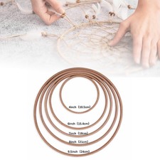 3 Pieces Wooden Hoops for