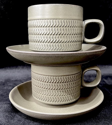 Denby pottery chevron - 4,