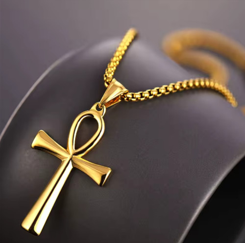 Egyptian ankh necklace - ankh,