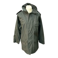 Ex Police Black Polyester Waterproof Jacket OJ232