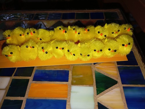 Mini yellow chicks - mini,