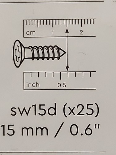 Keter darwin shed - darwin, screws