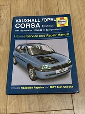 Vauxhall/Opel Corsa Diesel (Mar 93 - Oct 00) Haynes Repair Manual