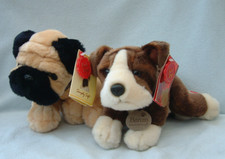 KEEL TOYS DOG BUNDLE of  2 soft toys - Bonzo + Mastiff puppy