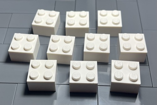 New lego white brick - x, x