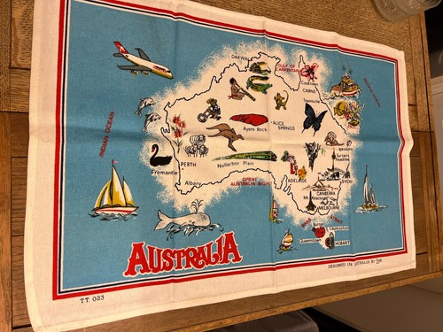 Vintage retro cotton - cotton, towel