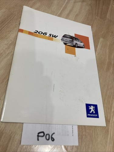Peugeot 206 estate 2004 - peugeot,