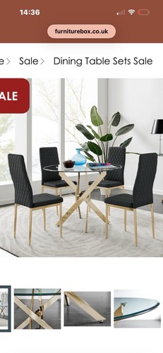 Table and chairs set - and,