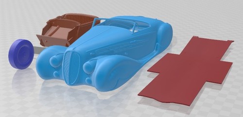 Delahaye t165 1939 model - delahaye, rc