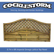 0.7m High x 6ft Wide Timber