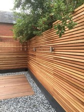 Premium Cedar Slats for Fencing, Trellis and Cladding 21 Slats in bundle