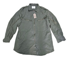 Vintage Retro Canadian Army OD Green Helicopter Crewman Combat Shirt #1