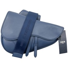 Dior Men's Saddle Bag Blue