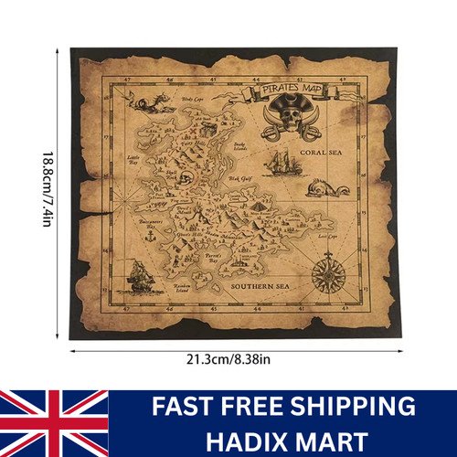 Pirate adventure treasure map - pirate,