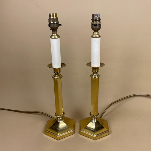Pair vintage metal gold - pair,