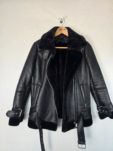 Topshop black aviator - topshop, jacket