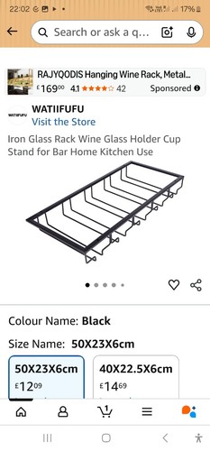 Hanging wine rack metal - metal,