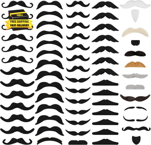 Pcs novelty fake mustache - 66,