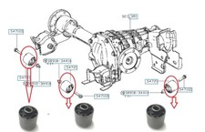 3x Front Differential Diff