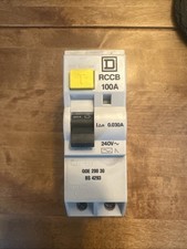 BS4293 Square D RCD 100A 30mA Double Pole 100A QOE RCCB QOE20030