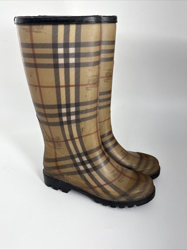 Burberry rain boots tall - boots,