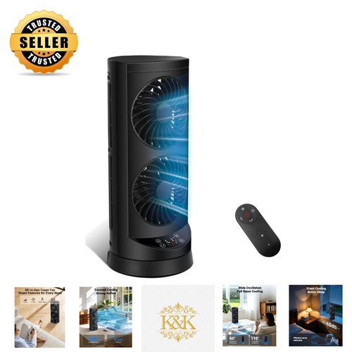Compact speed tower fan with - tower,