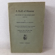 A Roll of Honour Indian Army