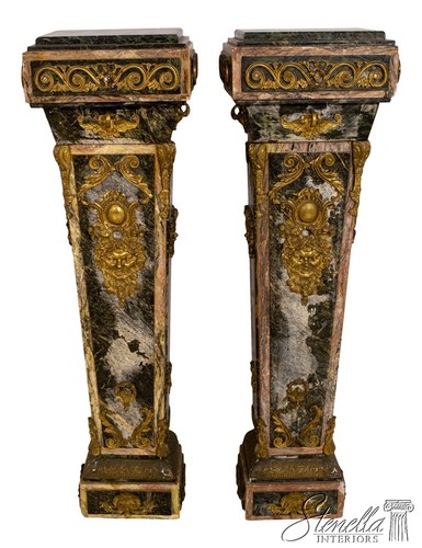 F70698 pair vintage - vintage, marble