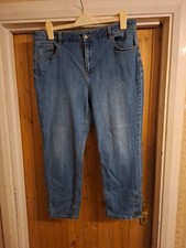 Ladies Short Leg Straight Blue