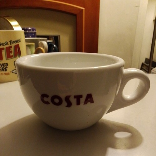 Costa coffee cup mug white - costa,