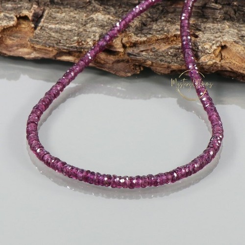 Natural red garnet faceted - garnet,