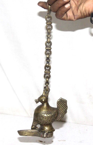 Antique brass hanging oil - antique,