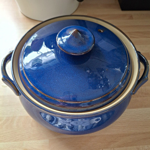 Denby imperial blue - imperial, round