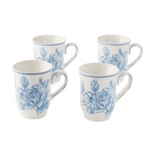 Set of 4 Blue 12-Ounce