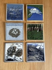 Heljä Liukko-Sundström Set Of 6 Wall Plates Arabia Finland