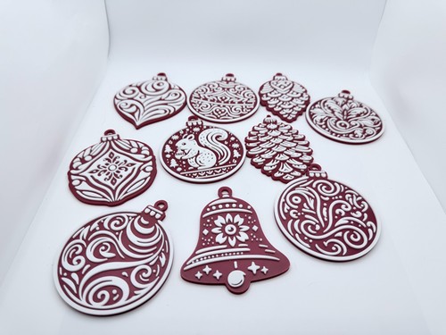 Christmas bauble set 10 - christmas,