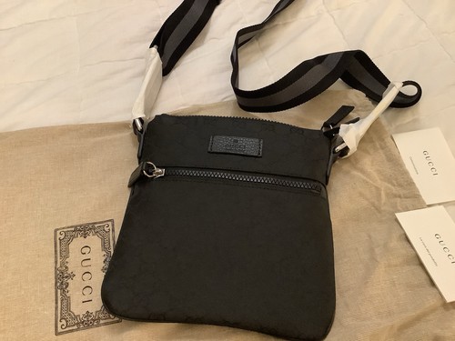 Gucci black nylon sml - gucci, gg