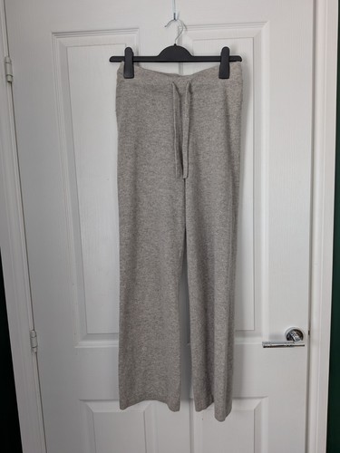 100 cashmere grey joggers - 100%,