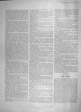 Original Old Antique Print