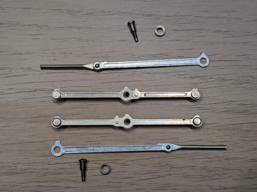 Triang hornby x645 - con, rods