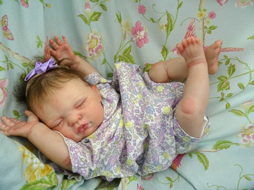 Reborn baby girl - chubby, sugar